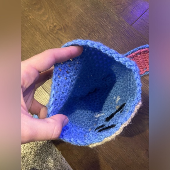 Handmade Brand New Crocheted Eeyore Winnie the Pooh Baby Hat - Picture 4 of 5